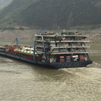And that's how big the Yangtze is